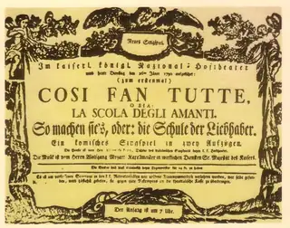 MET 2026/27 - Wolfgang Amadeus Mozart: Così fan tutte