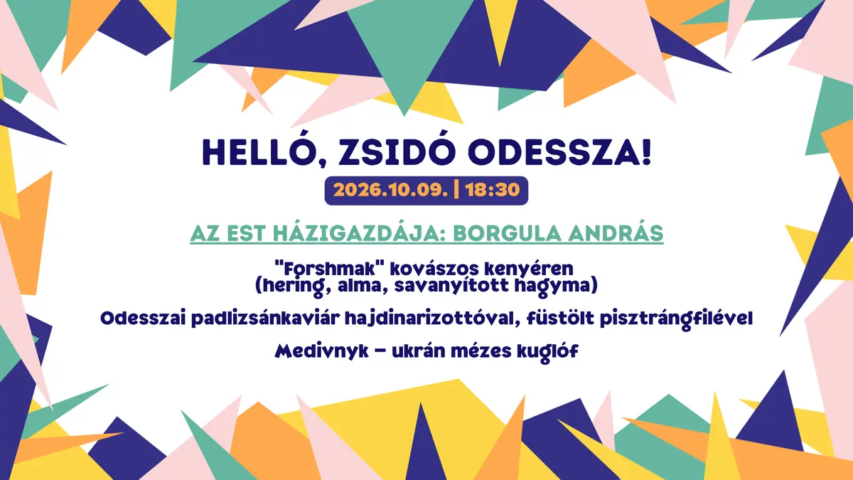 Helló, zsidó Odessza! — gólem színház és zsidó előadóművészeti központ, Budapest