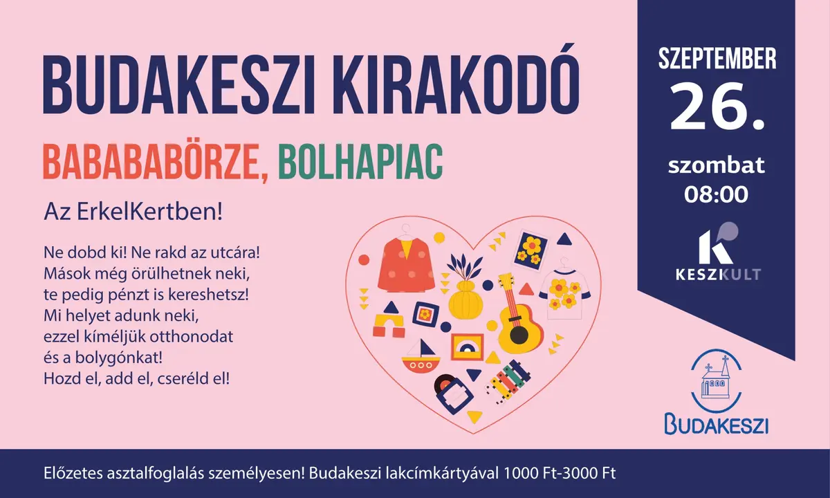 Budakeszi Kirakodóvásár — Erkel Ferenc Művelődési Központ, Budakeszi