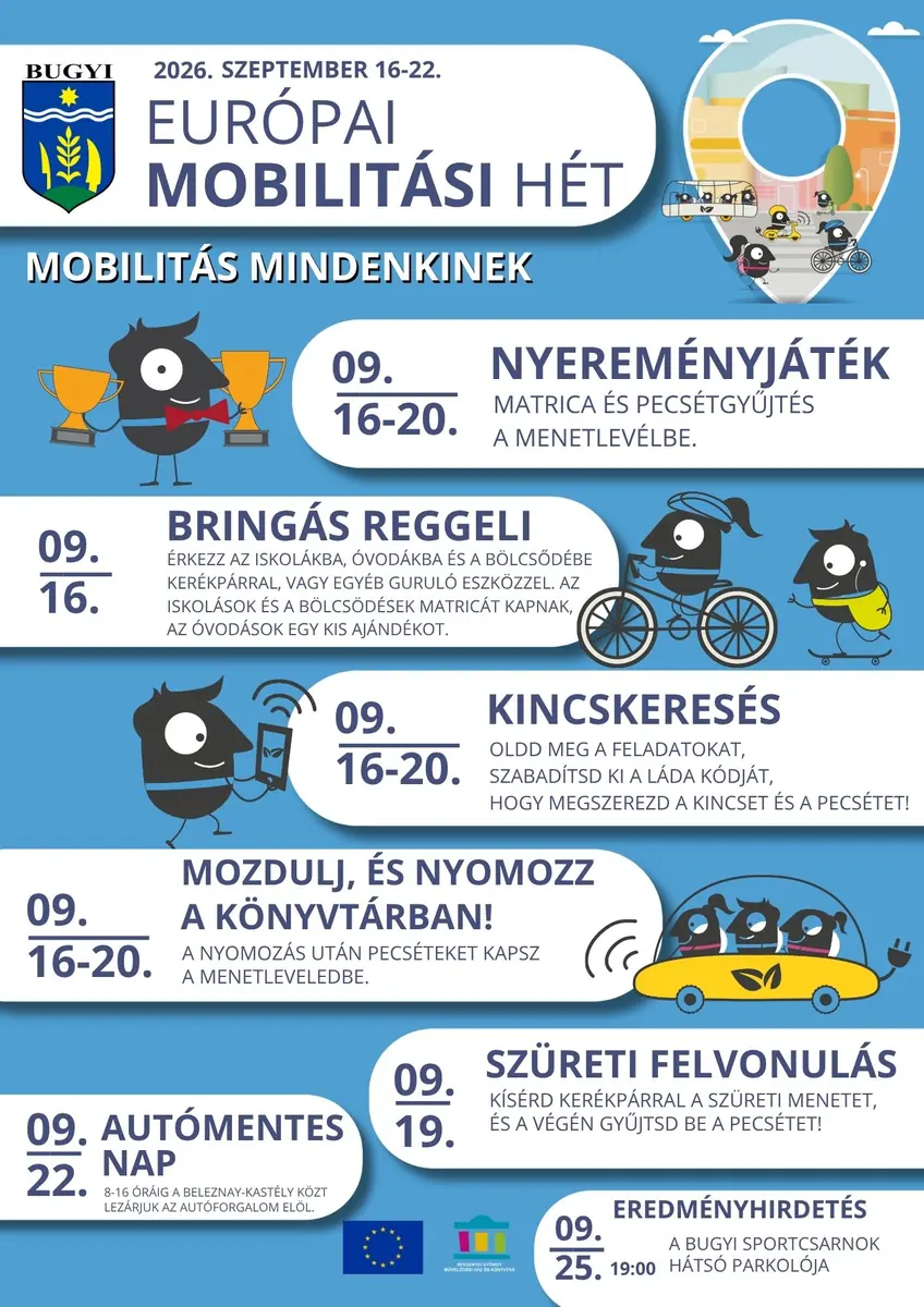 Európai Mobilitási Hét – Bugyi Nagyközségben · bugyi, Bugyi