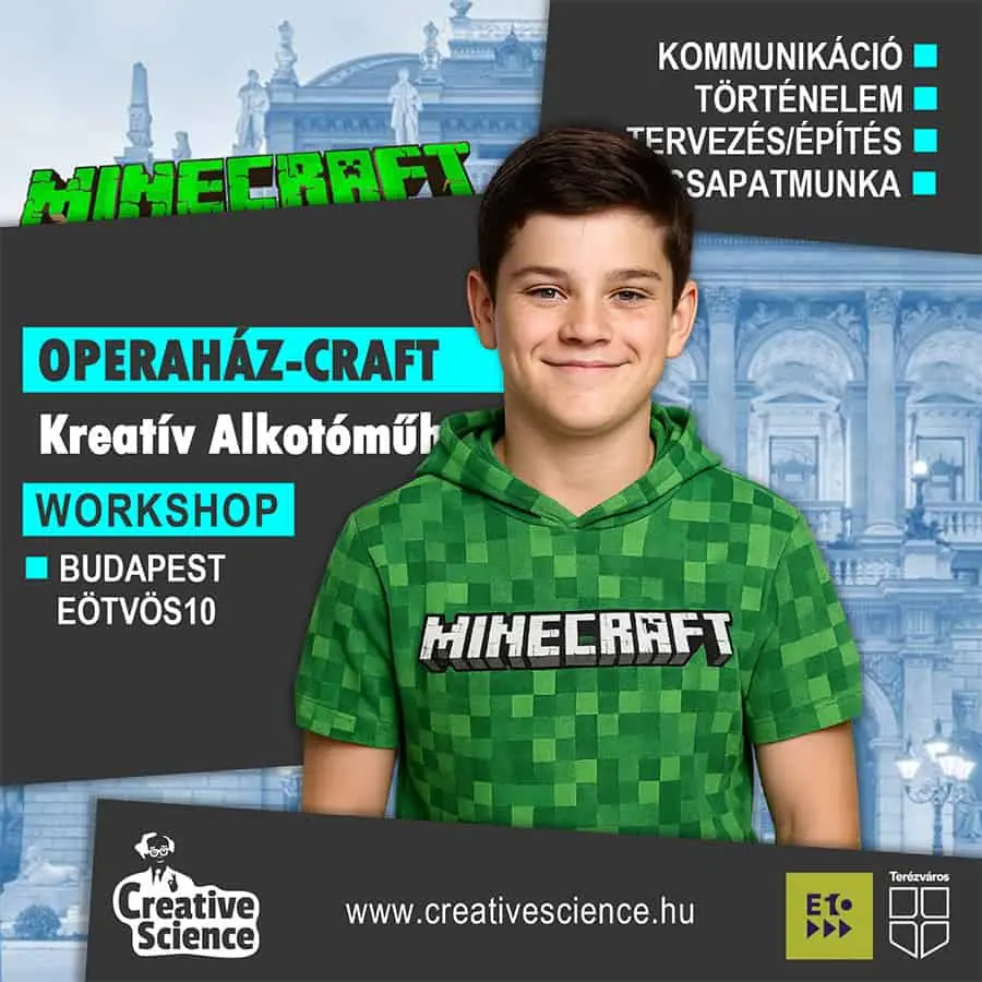 CREATIVE SCIENCE WORKSHOP — eötvös10 művelődési ház, Budapest