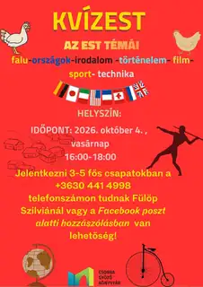 Kvízest okt. 4. 16:00