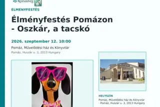 Élményfestés Pomázon - Oszkár, a tacskó