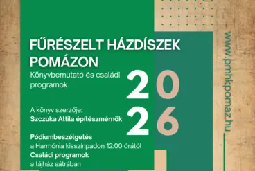Kulturális Örökség Napja 2026 — Pomázi Művelődési Ház és Könyvtár - Színházterem, Pomáz