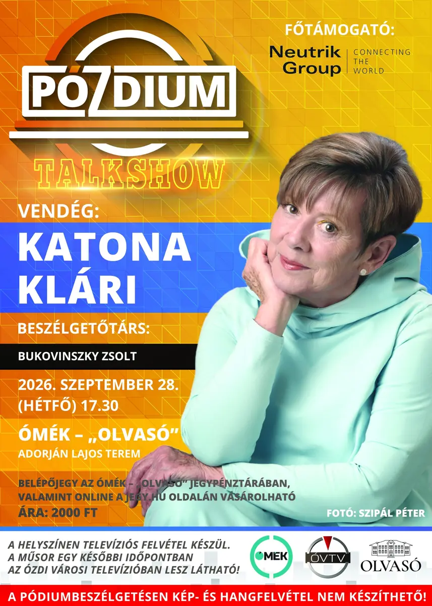Pózdium: Katona Klári · Ózd, Ózd