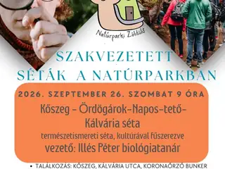 Natúrparki zöldülő séta - Kőszeg Ördögárok-Napos-tető-Kálvária