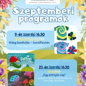 Meseklub: Egy pöttyös nap · Csongrád, Csongrád