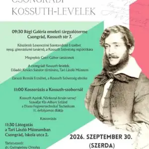 A 180 éves csongrádi Kossuth-levelek
