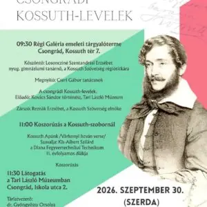A 180 éves csongrádi Kossuth-levelek — Csongrád, Csongrád