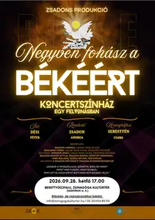 Negyven fohász a békéért, Szolnoki Tibor és Zsadon Andrea ingyenes műsora