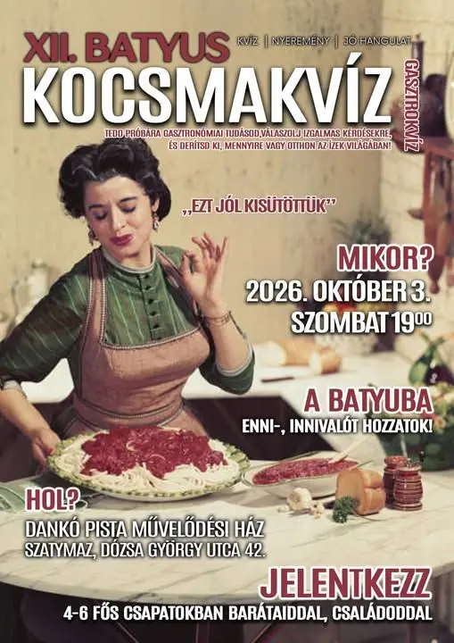 XII. Batyus KOCSMAKVÍZ — Szatymaz, Szatymaz