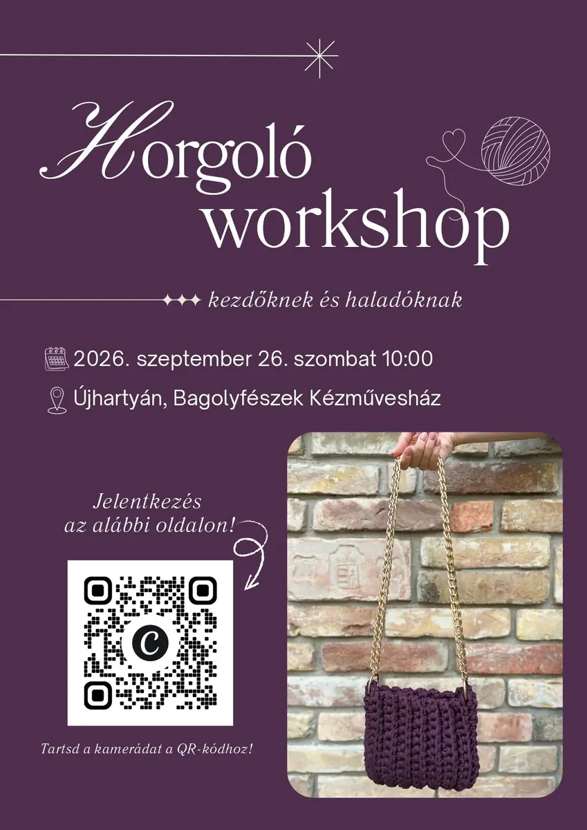 Horgoló workshop — Újhartyán, Újhartyán
