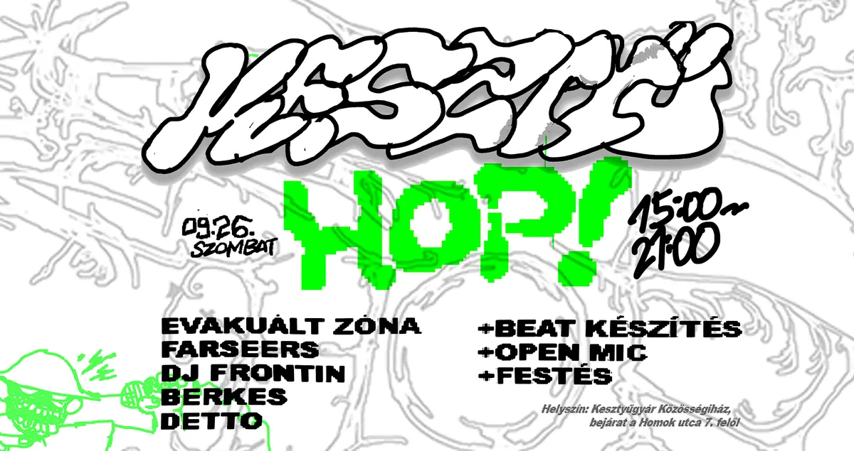 KESZTYŰ-HOP / hiphop-nap a Kesztyűgyárban — Kesztyűgyár Közösségi Ház, Budapest