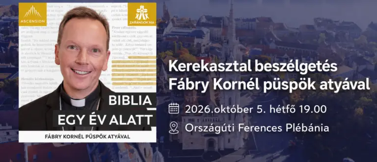 Biblia egy év alatt – beszélgetés Fábry Kornél püspök atyával — Ferences Rendház, Budapest