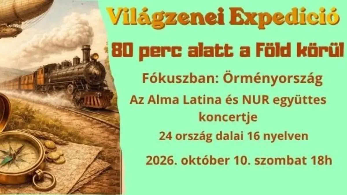 80 perc alatt a Föld körül – Világzenei expedíció — SZEPES, Érd