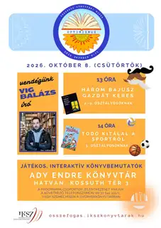 A könyvtár vendége: Vig Balázs meseíró