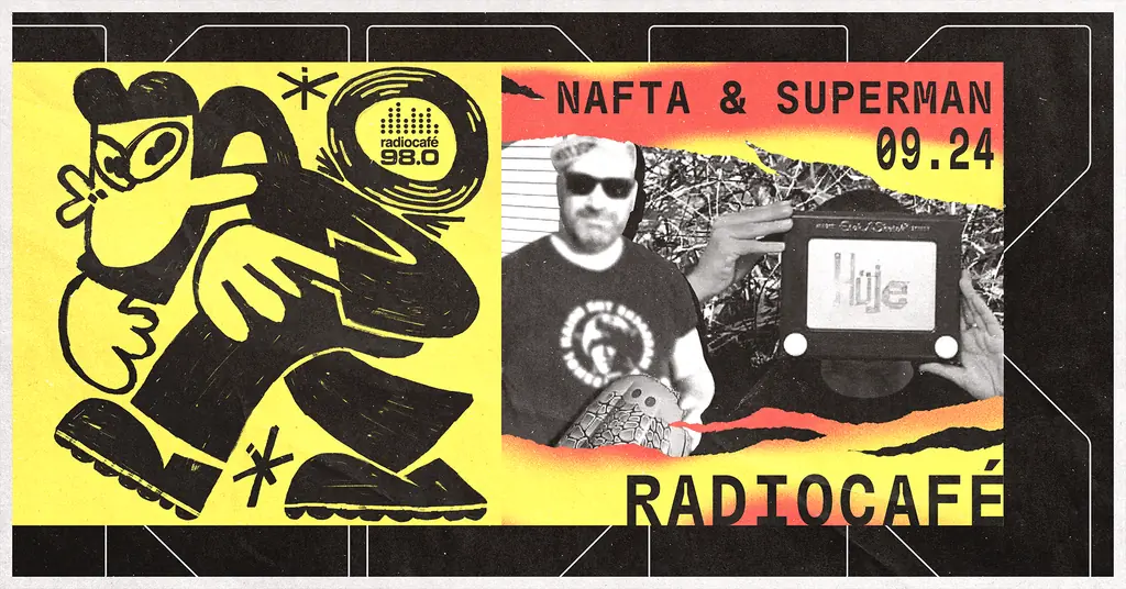 radiocafé rezidensek a Kertben: Nafta és Superman — Dürer Kert, Budapest