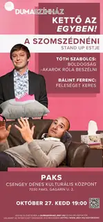 Dumaszínház – Kettő az egyben! A Szomszédnéni stand up estje