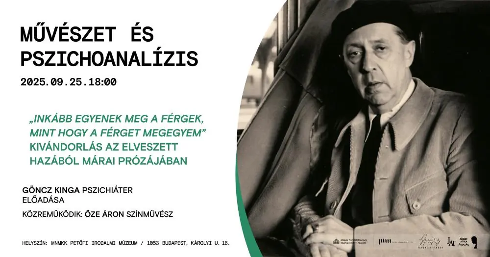 Művészet és pszichoanalízis — Petőfi Irodalmi Múzeum, Budapest
