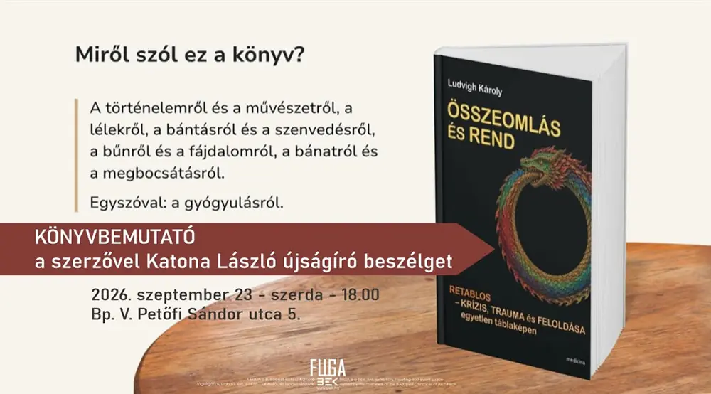 Összeomlás és rend – Ludvigh Károly könyvbemutatója · FUGA Budapesti Építészeti Központ, Budapest