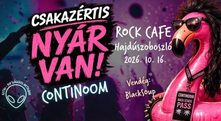 RETRO-POP SLÁGEREK METÁLBAN — Rock Cafe Hajdúszoboszló, Hajdúszoboszló