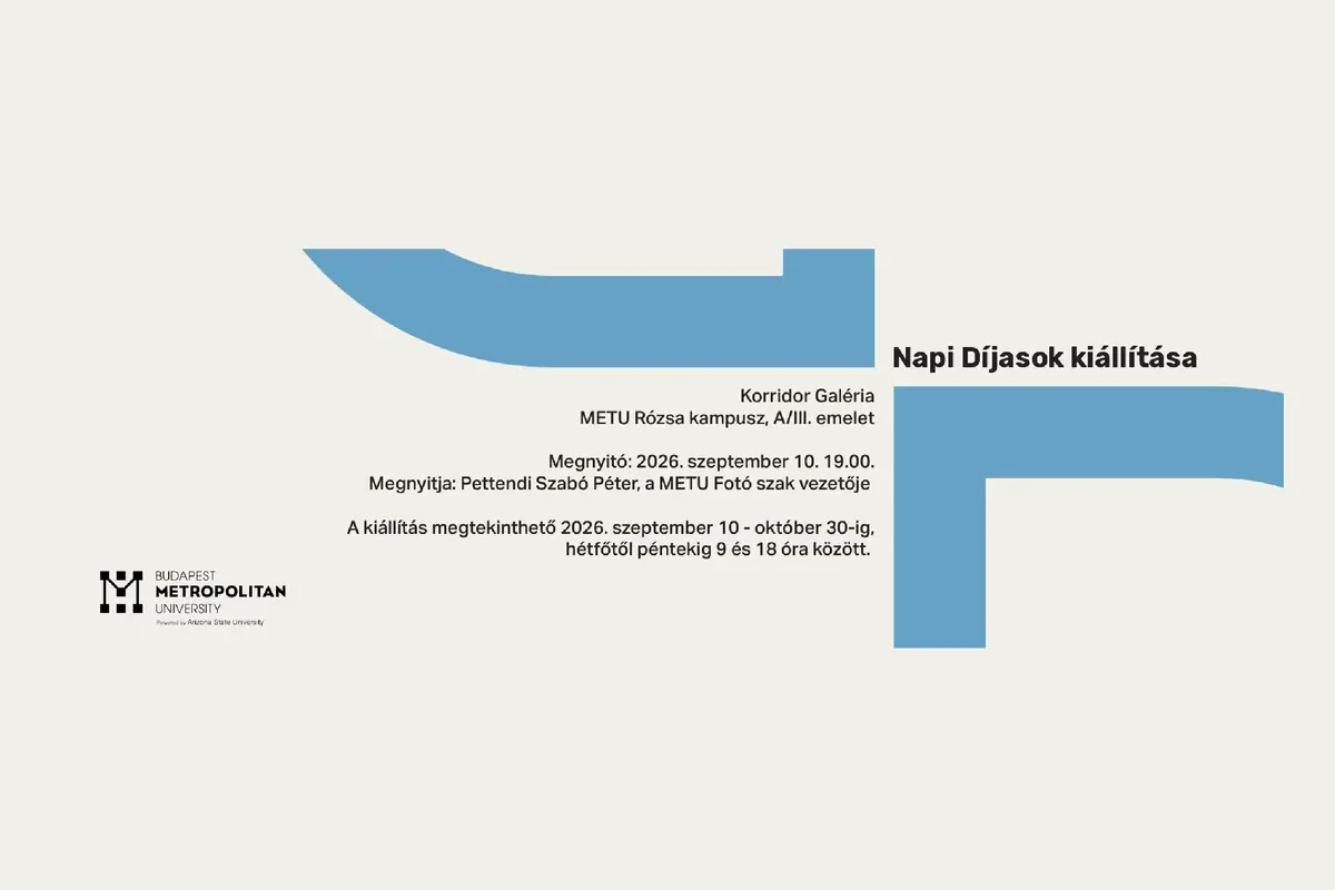 Napi Díjasok kiállítása — Budapesti Metropolitan Egyetem, Budapest