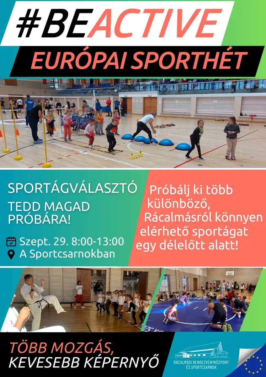 #BEACTIVE sporthét — Rácalmás, Rácalmás