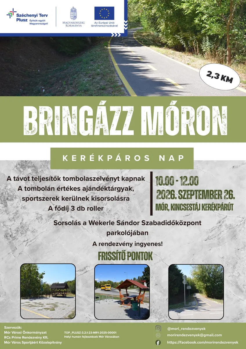 BRINGÁZZ MÓRON - KERÉKPÁROS NAP · Mór, Mór