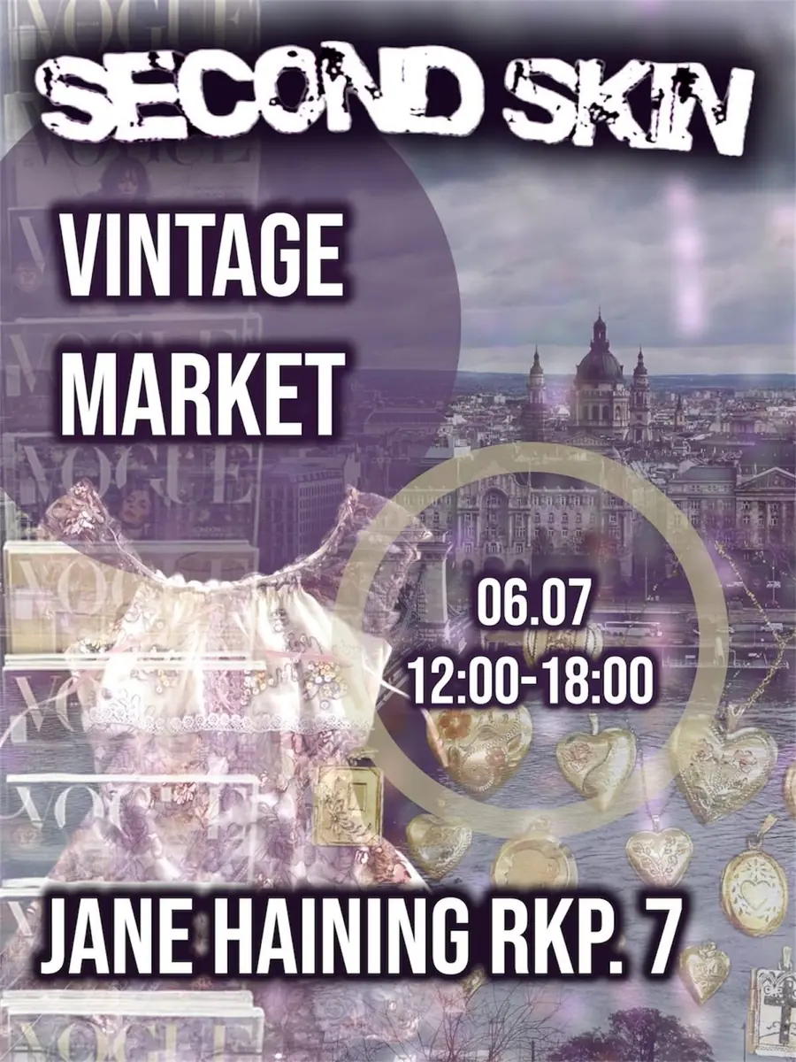 Second Skin vintage market — Meder, Budapest