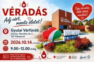 Véradás a Gyulai Várfürdőben