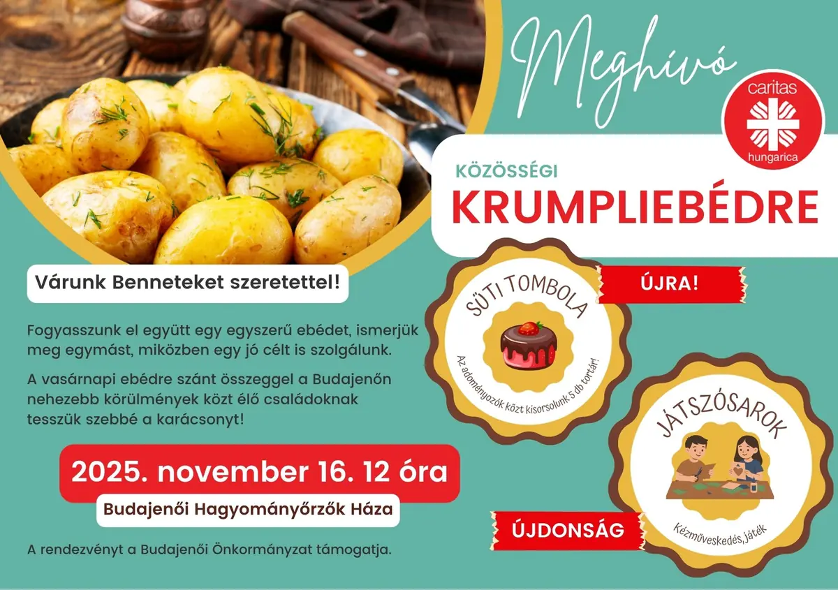 Közösségi Krumpliebéd — Budajenő, Budajenő