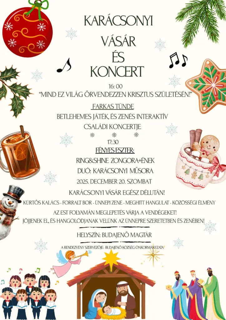 Karácsonyi vásár és Koncert — Budajenő, Budajenő