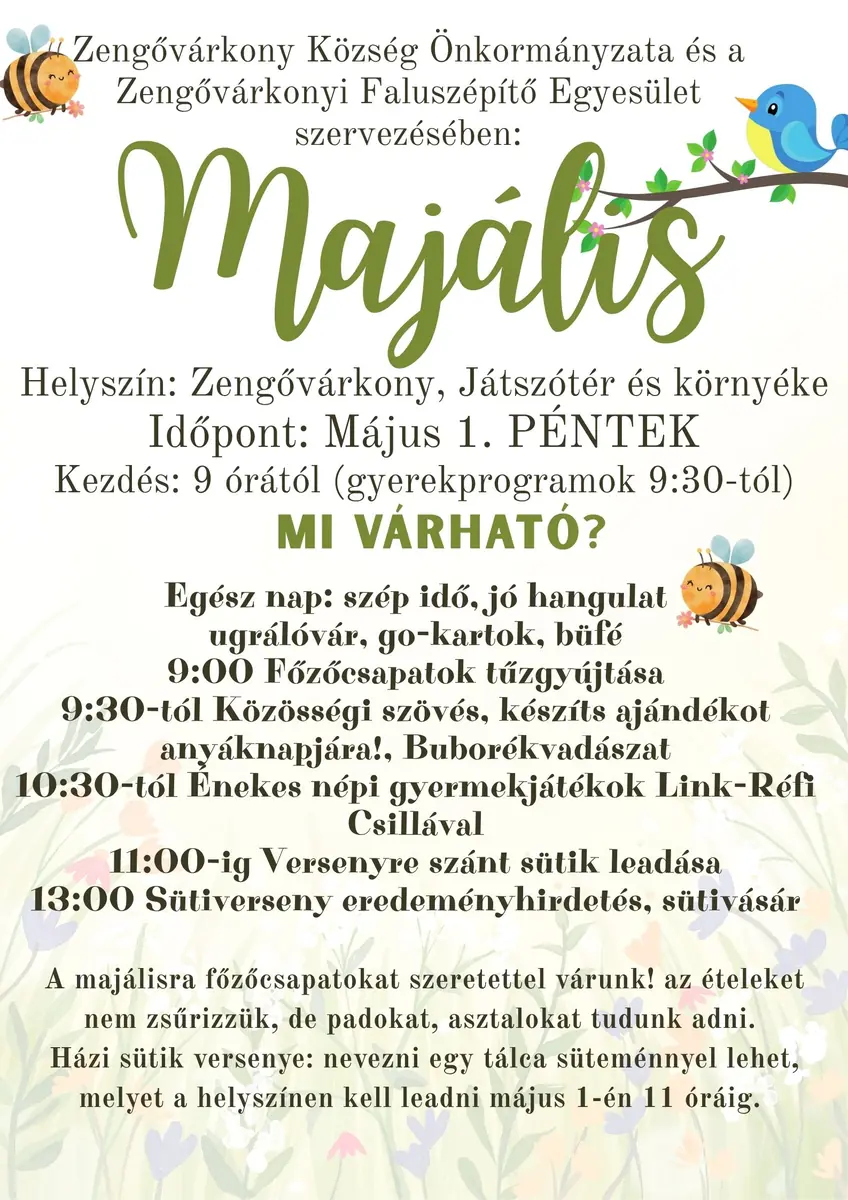 Majális! · Zengővárkony, Zengővárkony