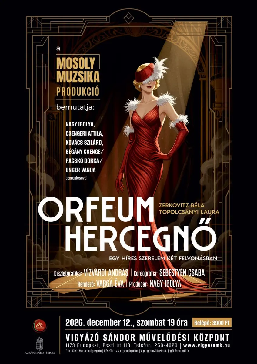 ORFEUM HERCEGNŐ · Vigyázó Sándor Művelődési Ház, Budapest