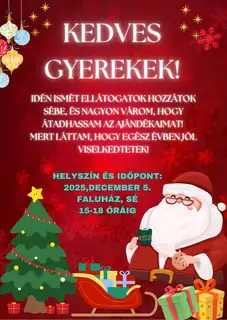 Mikulás a Faluházban