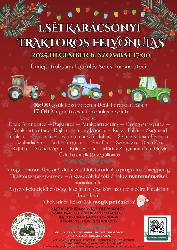 I. Séi Karácsonyi Traktoros Felvonulás — Sé, Sé