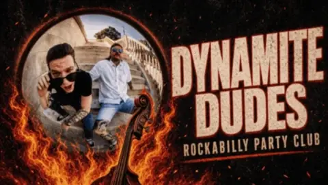Dynamite Dudes Rockabilly Party Club — Vörös Neon Cabaret Színház, Budapest