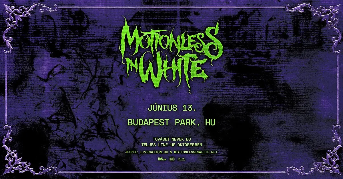 Motionless in White — Budapest Park, Budapest