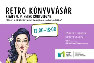 Retro könyvvásár a Retro Könyvudvarban