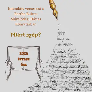 Miért szép? - Interaktív verses est Simándi Péterrel