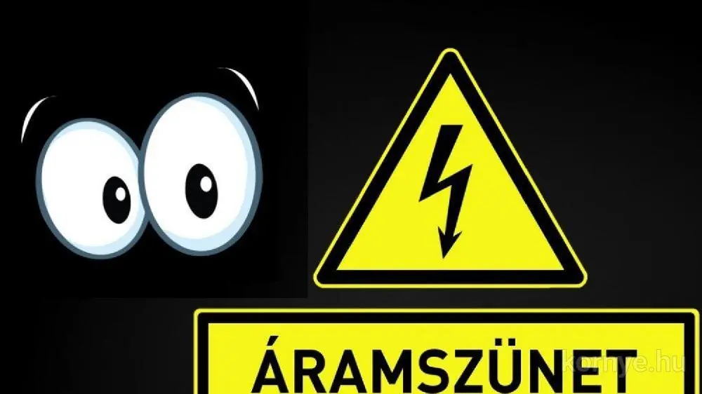 Tervezett áramszünet — Környe, Környe