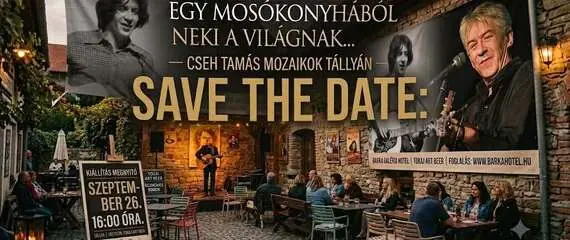 "Egy mosókonyhából neki a világnak" Cseh Tamás mozaikok Tállyán | Kiállításmegnyitó és programok — Tokaj Tourist Info, Tokaj