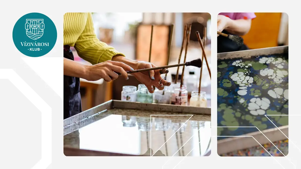 A papírdíszítés művészete – Ebru workshop — Vízivárosi Klub, Budapest