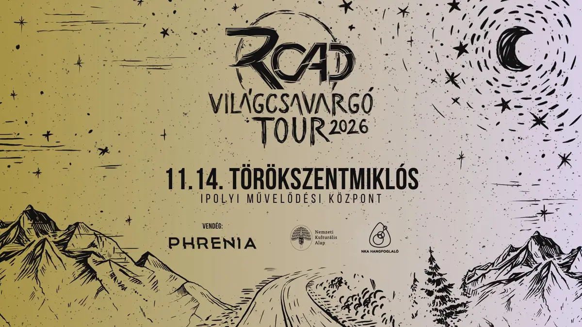 ROAD koncert – Világcsavargó Tour 2026 — Ipolyi Közművelődési Központ, Törökszentmiklós