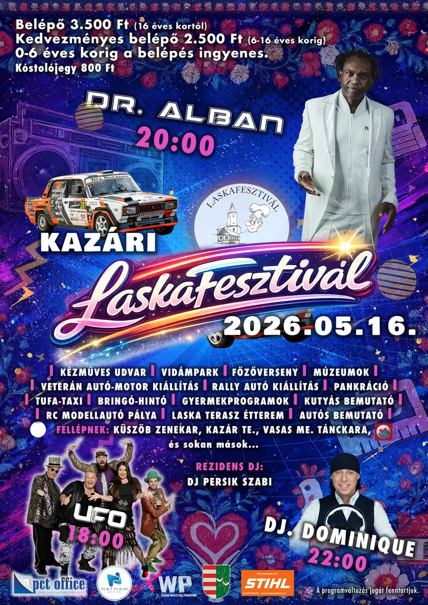 XVII. Kazári Laskafesztivál — Kazár, Kazár