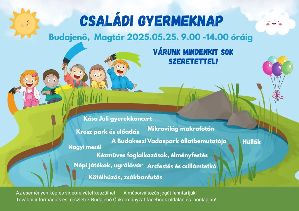Családi GYERMEKNAP — Budajenő, Budajenő