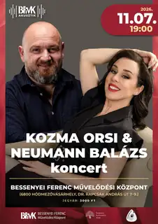 BFMK Akusztik – Kozma Orsi és Neumann Balázs koncert – 2026.11.07.
