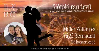 Vendégprodukció: Miller Zoltán és Vágó Bernadett élő koncertestje