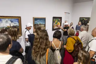 Tárlatvezetés Vincze Ottóval