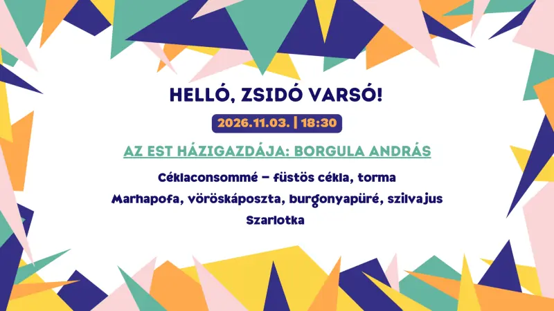 Helló, zsidó Varsó! — gólem színház és zsidó előadóművészeti központ, Budapest